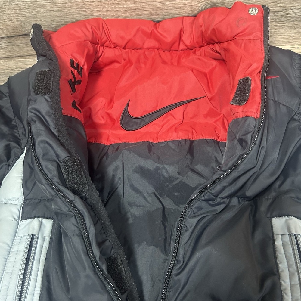 Vintage Nike youth down jacket reversible Size 3T RARE - Picture 7 of 11